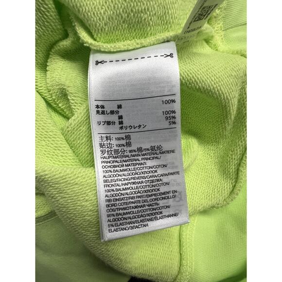 Y-3 Yohji Yamamoto Adidas Classic Men's Oversized Hoodie Glow Green Large HG6219 - Picture 12 of 13